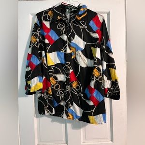 Lauren Ralph Lauren Nautical Button Down 2X